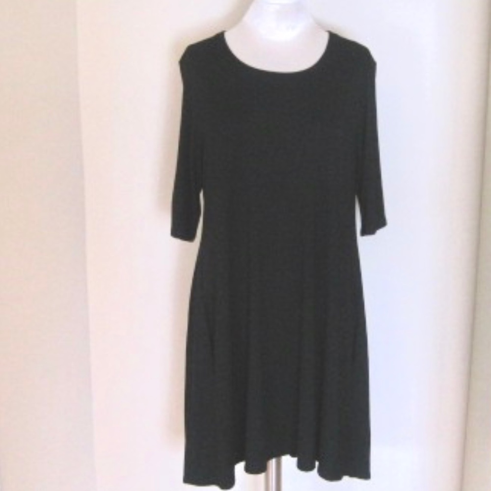 Eileen Fisher A-Line Jersey Dress
